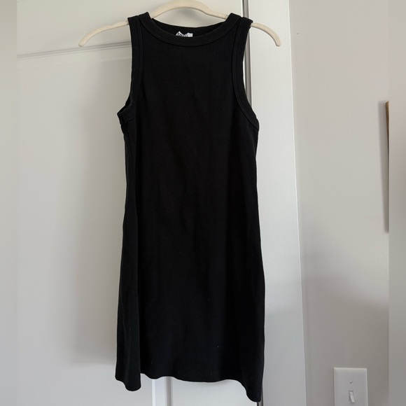 Princess Polly Dresses & Skirts - Little black dress Princess Polly Black Ribbed Tank Bodycon Mini Dress – Size 8